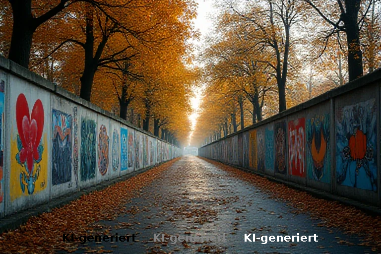 Sanierungsbedarf an der East Side Gallery: Herbstliche Erhaltungsmaßnahmen in Berlin