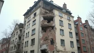 Scheinsicherheit: Immobilienmakler und einsturzgefährdete Fassade in Hamburg-Altona