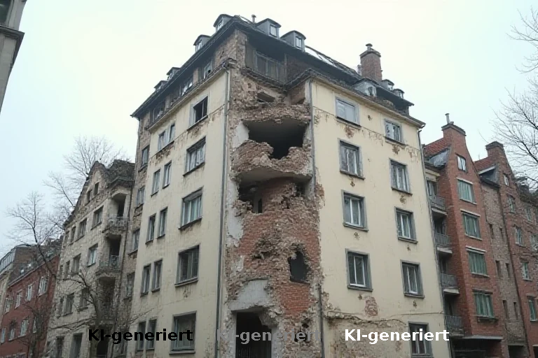 Scheinsicherheit: Immobilienmakler und einsturzgefährdete Fassade in Hamburg-Altona