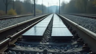 Schienen-Solar: Pioniergeist oder technische Sackgasse?