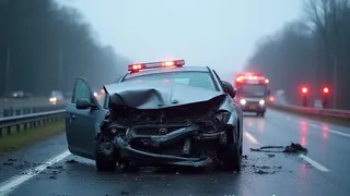 Schlafmangel am Steuer: Zwei Leichtverletzte nach Frontalcrash bei Ulm