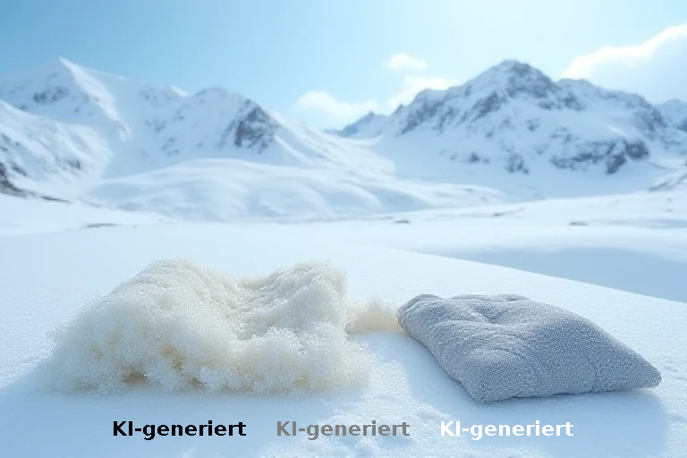 Schweizer Studenten testen Schafwolle als natürliche Gletscherschutzfolie