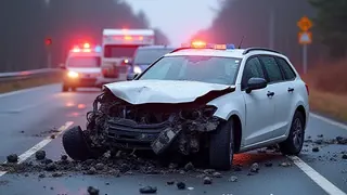 Schwere Kollision auf der B292: Totalschaden und multiple Verletzte im Neckar-Odenwald-Kreis