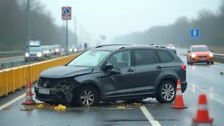 Schwere Verkehrsunfälle auf der A7: Beifahrerin eingeklemmt, Staus und Vollsperrung