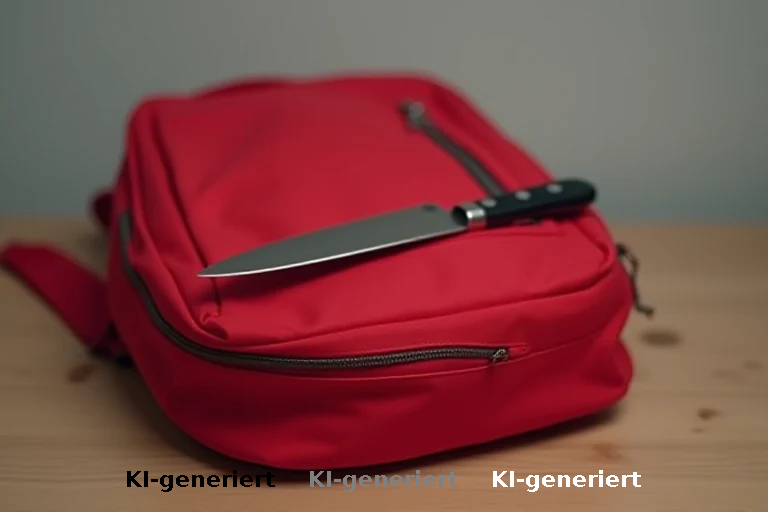 Sechsjähriger mit Küchenmesser in Schulranzen: Ermittlungen in Trepuzzi