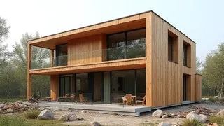 Selbstbau-Modell: Tschechischer Familienvater realisiert 180-Quadratmeter-Holzhaus für 124.000 Euro