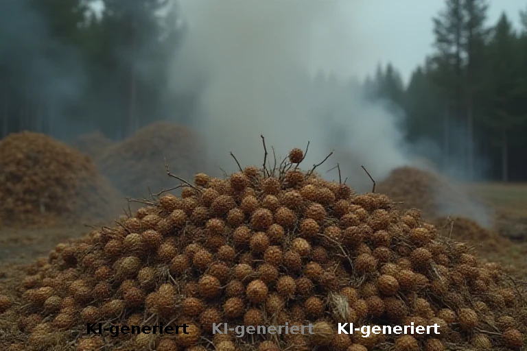 Selbstentzündung in Wolnzach: Hopfenreste lösen unnötigen Feuerwehreinsatz aus