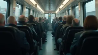 Selbsthilfe statt Service: Pendler bringen eigene Stühle in die überfüllte Regionalbahn