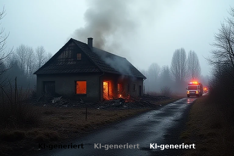 Selbstmordanschlag auf das eigene Zuhause: Brandstiftung in Zehdenick wirft Fragen auf