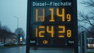 Seltene Dieselvorräte treiben Preise über Kerosin-Niveau