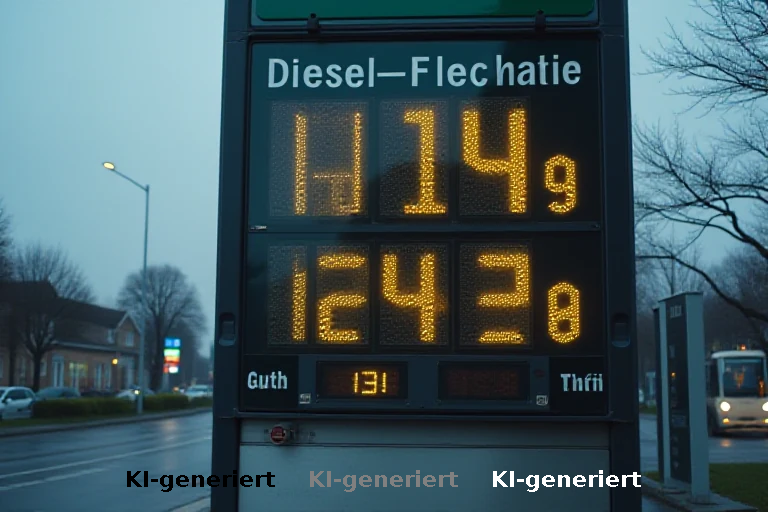 Seltene Dieselvorräte treiben Preise über Kerosin-Niveau