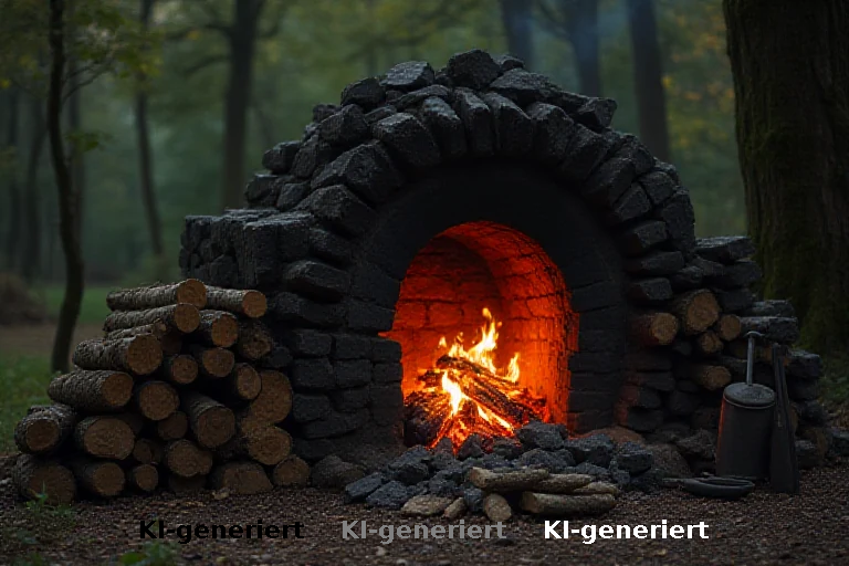 Seltener Beruf: Der Köhler vom Hessenpark