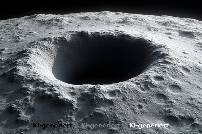 Seltener Fund: NASA identifiziert frischen Mondkrater nach zweijähriger Latenz
