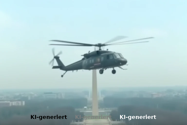 Sicherheitslücke bei Marine One: Untersuchung nach beinahe-Kollision mit Passagierflugzeug
