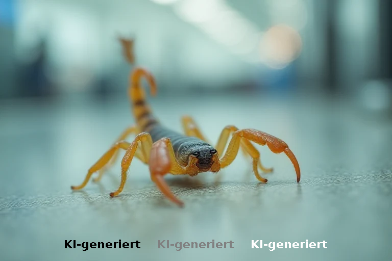 Skorpion-Stich am Düsseldorfer Flughafen: Gefahr durch importiertes Gifttier