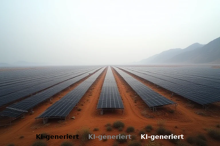 Solarpaneele in China schaden der Artenvielfalt