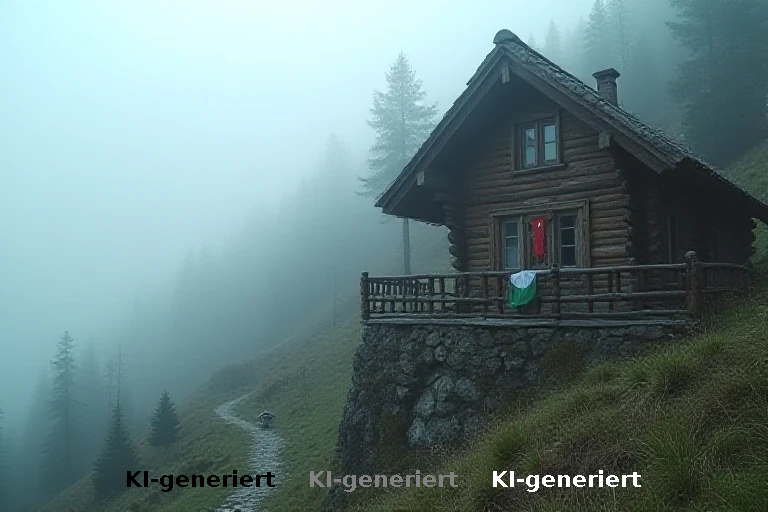 Solidaritätsbekundung auf dem Monte Stivo: Berghütte zeigt Palästina-Flagge