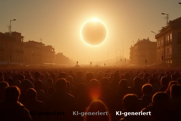 Sonnenschein über Spanien: Massenandrang bei historischer Finsternis