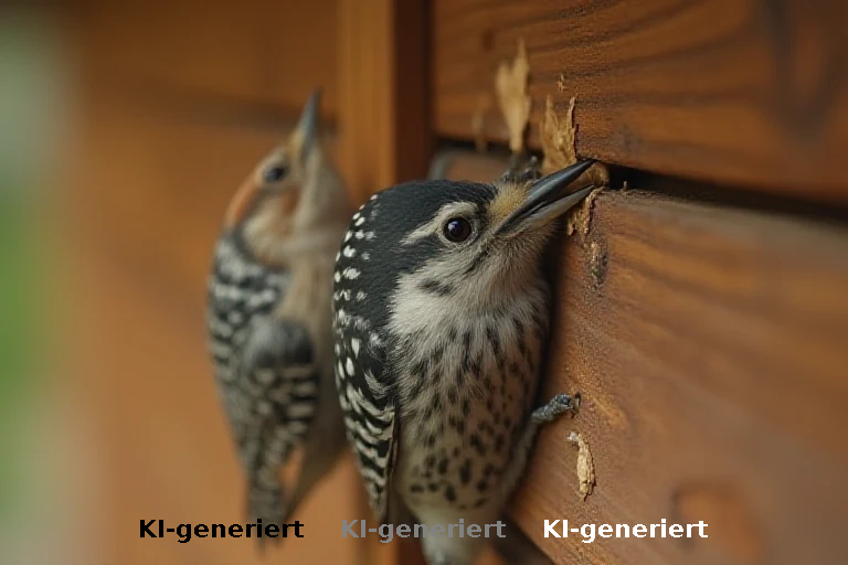 Spechtklopfen eindämmen: Strategien zum Schutz der Fassade