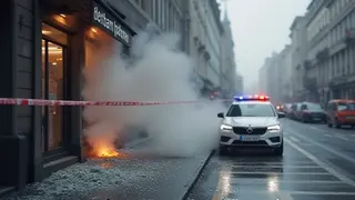 Sprengstoffanschlag in Hamburg: Vier Festnahmen nach Detonation vor Herrenausstatter