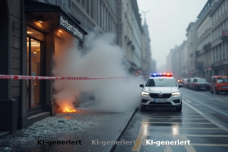 Sprengstoffanschlag in Hamburg: Vier Festnahmen nach Detonation vor Herrenausstatter