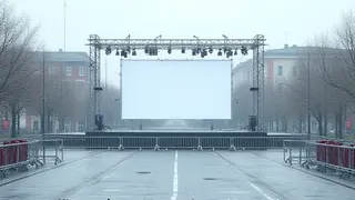 Stadtfest in Bitterfeld fällt aus: Streit um Sicherheitslage bei Protestcamp