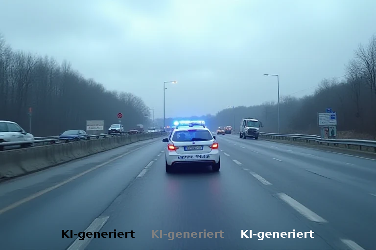 Stauursache A8: Polizei bestätigt leichten Verkehrsunfall