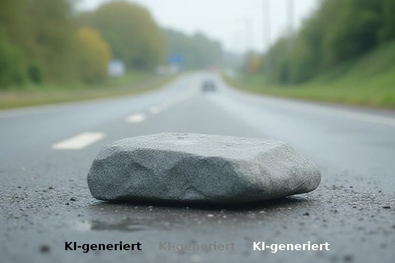 Steinwurf auf B311 bei Ehingen: Polizei ermittelt gegen unbekannte Jugendliche