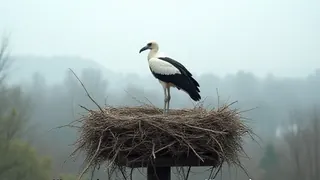 Storchennest blockiert Baufortschritt: Konflikt zwischen Naturschutz und Bauinteresse in Schwifting