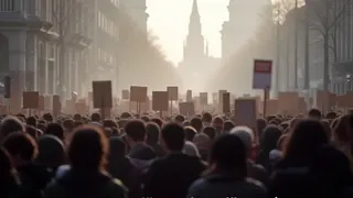 Streit um Sparpaket: Gewerkschaften und Schüler demonstrieren in Brüssel