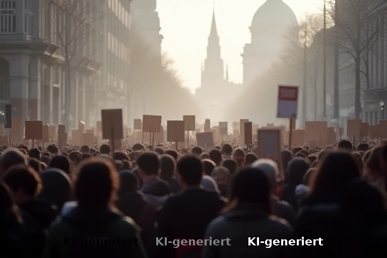 Streit um Sparpaket: Gewerkschaften und Schüler demonstrieren in Brüssel