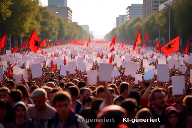 Studenten-Aufstand in Albanien: Tausende fordern Sturz der Regierung und stoppen EU-Beitritt