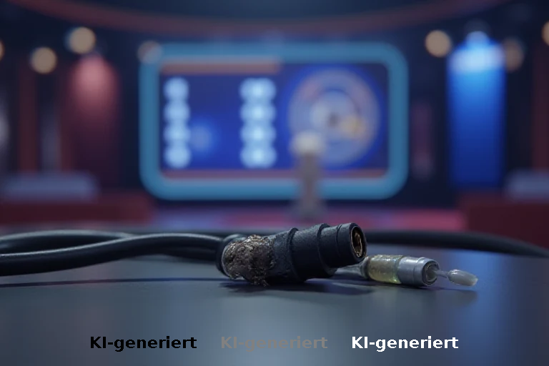 Studio-Panne bei Quizshow: Moderator entdeckt marode Technik