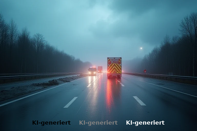 Sturm und Regen: Mehr als 50 Einsätze in Sachsen, Autobahn A4 zeitweise blockiert