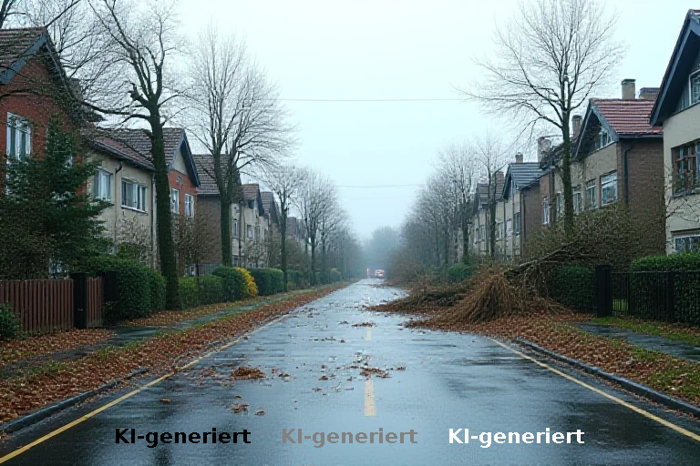 Sturmzelle trifft Singen: Stadtteil Bohlingen nach massiven Schäden isoliert