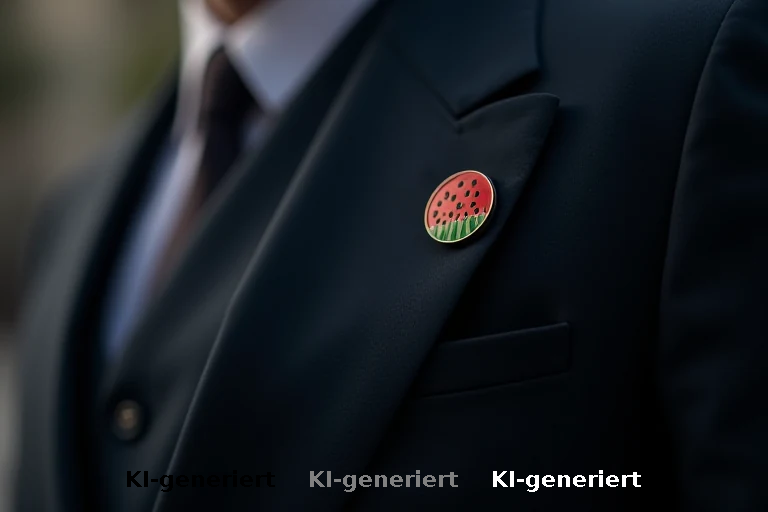 Symbolik im Wahlkampf: BSW-Kandidat setzt mit palästinensischem Anstecker politische Akzente
