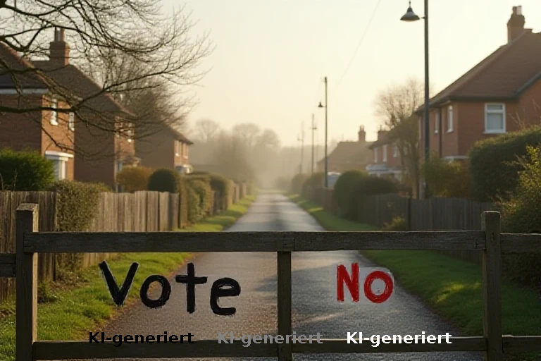 Symbolische Unabhängigkeitsabstimmung in Oxfordshire als Protest gegen Asylunterkünfte