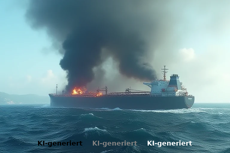 Tanker in der Straße von Hormus getroffen: UKMTO meldet Brand, Täter unbekannt