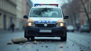Taxi-Fahrt über 200 Kilometer endet in Bachhagel mit Steinwurf und Ermittlungen