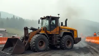 Technischer Defekt an Batterie löst Brand eines Radladers bei Baar-Ebenhausen aus