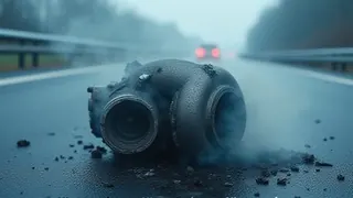 Technisches Versagen auf der Autobahn: Explosion eines Turboladers in Brandenburg