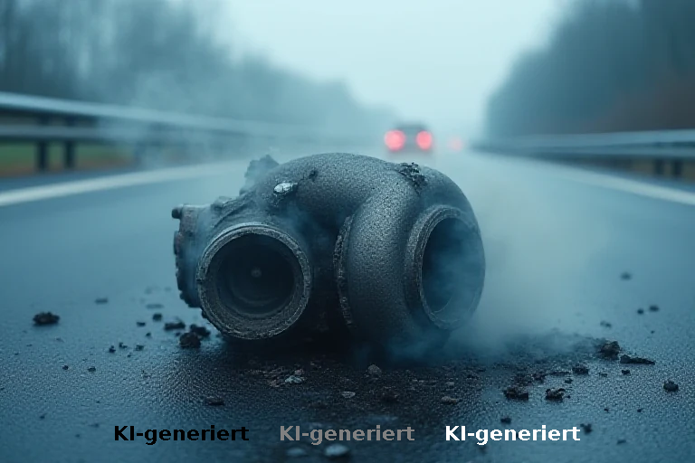 Technisches Versagen auf der Autobahn: Explosion eines Turboladers in Brandenburg