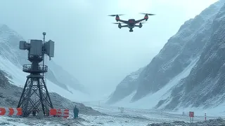 Technologische Überwachung in Xizang: Radar und Drohnen sichern Rettungseinsätze nach Murenabgang