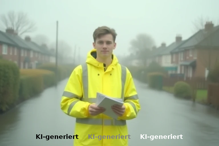 Thronfolger thematisiert jugendliche Verkaufstätigkeit bei Hochwasser-Termin in Wales