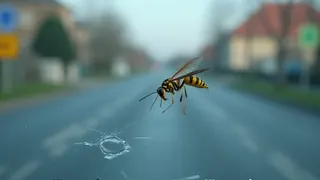 Tierische Ablenkung: Wespe löst teuren Unfall in Spremberg aus