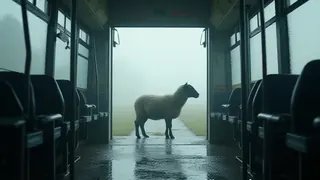 Tierische Fahrgäste: Wenn Schafe die Waschanlage nutzen