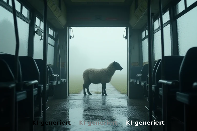 Tierische Fahrgäste: Wenn Schafe die Waschanlage nutzen