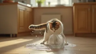 Tierische Katastrophe: Feline Unachtsamkeit löst Wasserschaden in Baden-Baden aus
