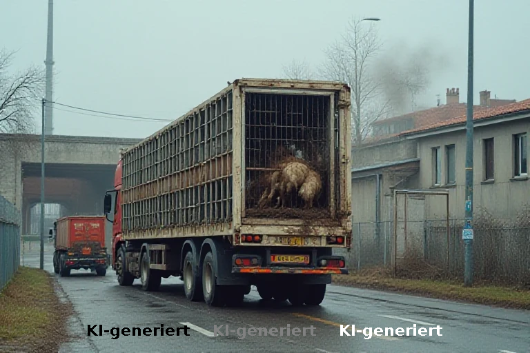 Tierskandal am Grenzkontrollpunkt: DPA-Meldung zu illegalem Tiertransport aus Bulgarien