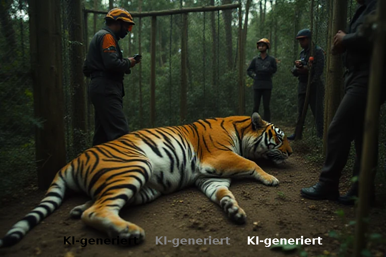 Tigerin in Indonesien gefangen: Konflikt zwischen Artenschutz und menschlicher Sicherheit
